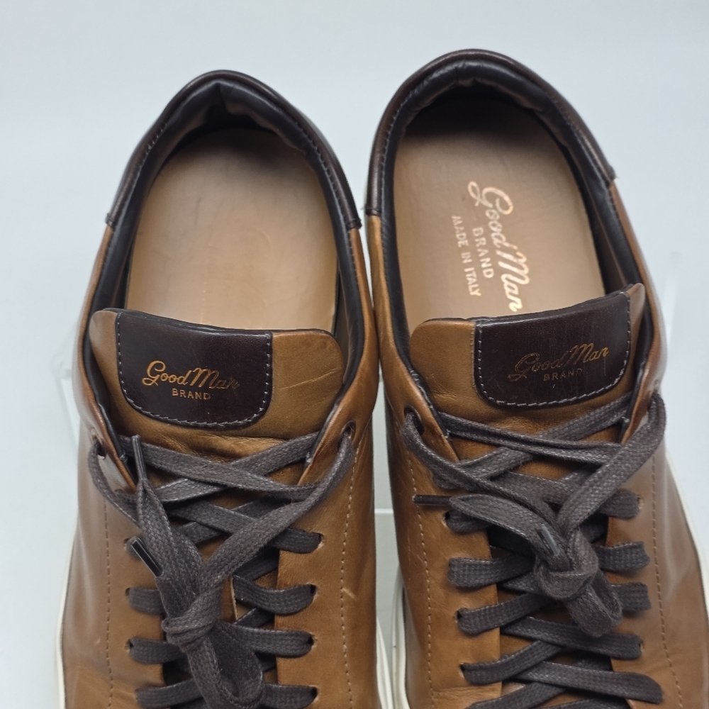 Good Man Brand Mens Legend Cognac Low Tops Sneakers Shoes Size 10 Pre-owned - Picture 9 of 11